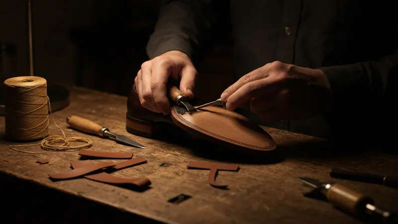 Réparer chaussures de ville homme : guide complet